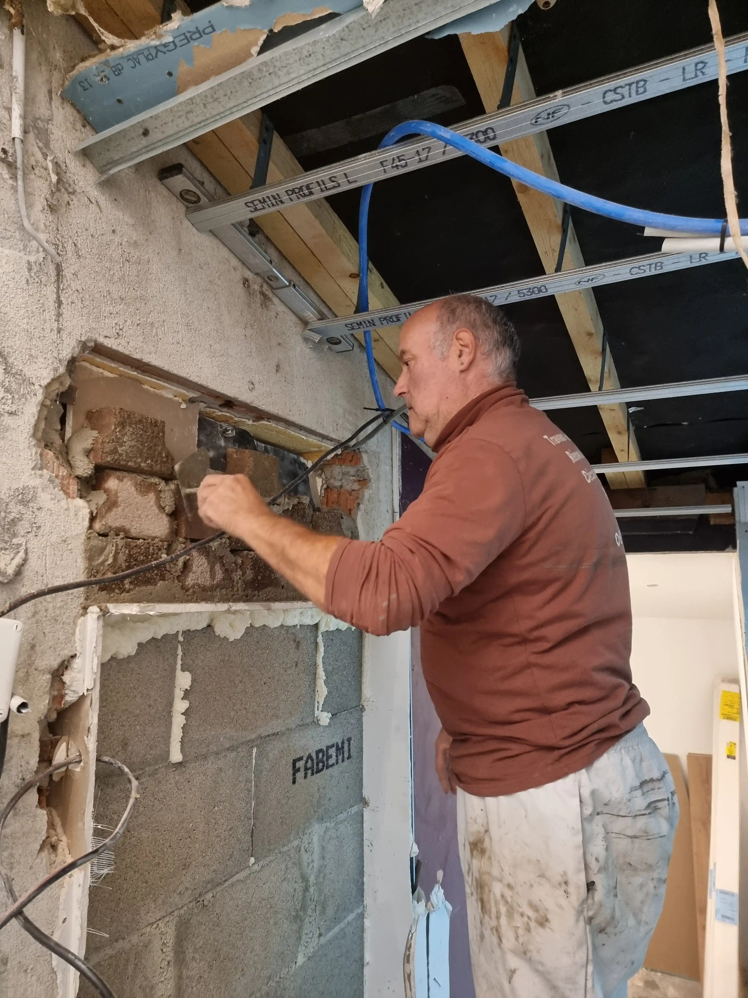 Patrick au travail
